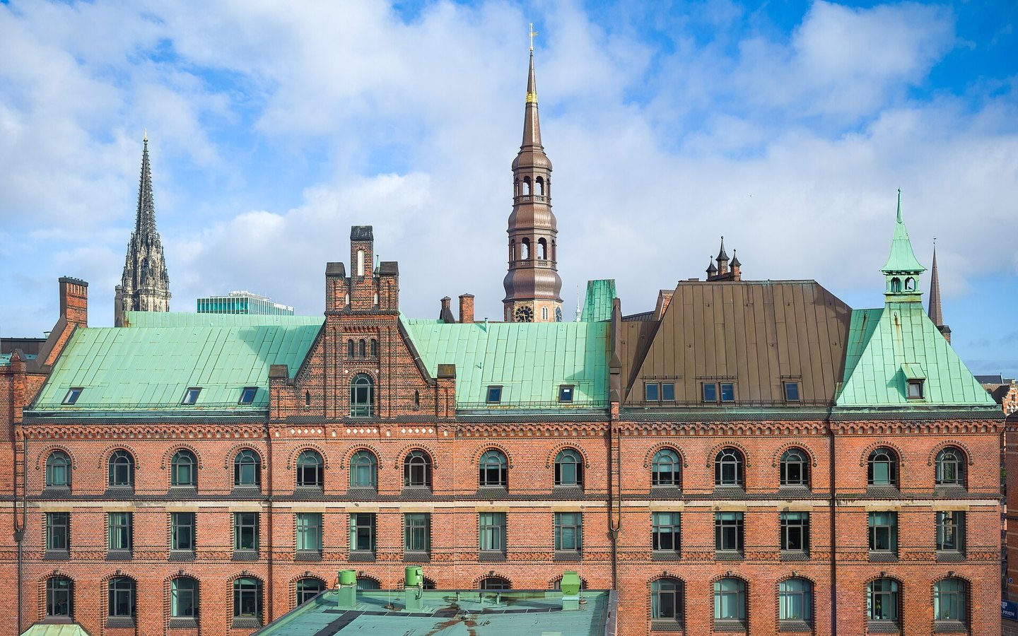 Historic Speicherstadt warehouses in Hamburg