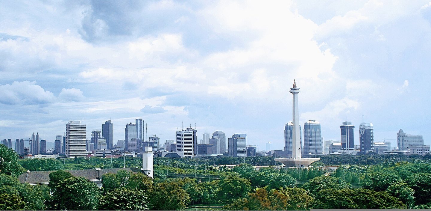Jakarta skyline and the National Monument