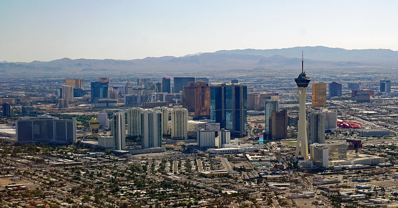 The Las Vegas Strip in daylight