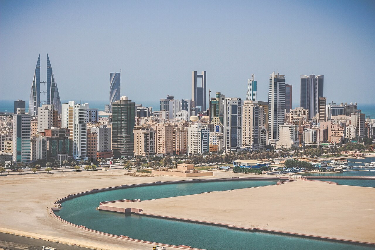 Manama skyline in Bahrain
