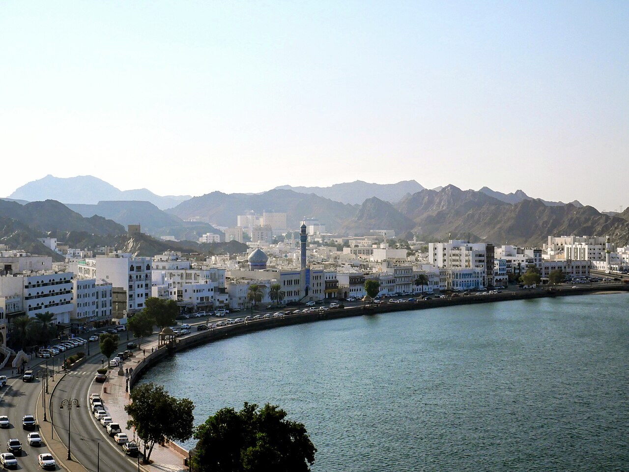 Muttrah waterfront in Muscat