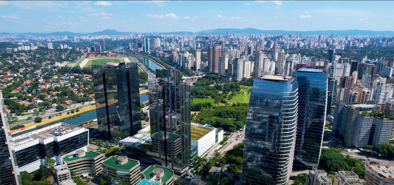 The skyline of São Paulo