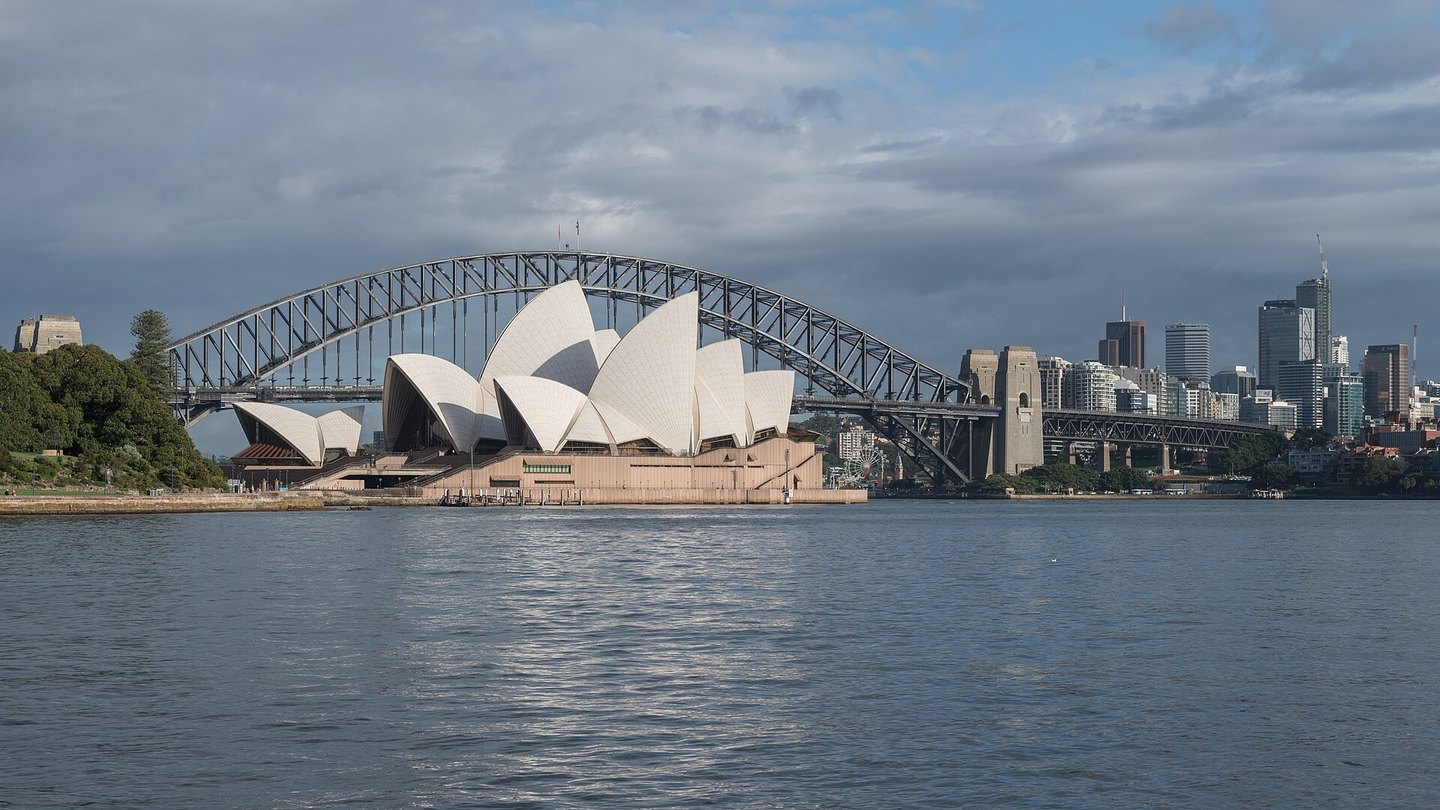 Sydney Opera House and the harbour